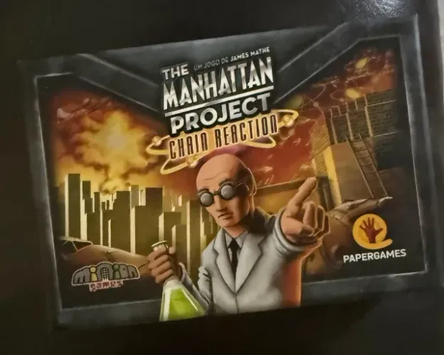 JOGO Manhattan project chain reaction - papergames ptbr