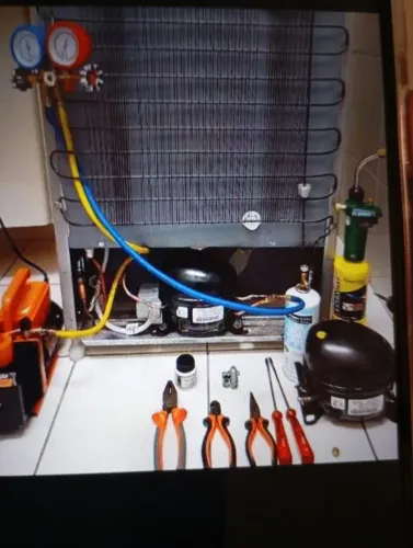 Refrigeração e máquina de lavar conserto 