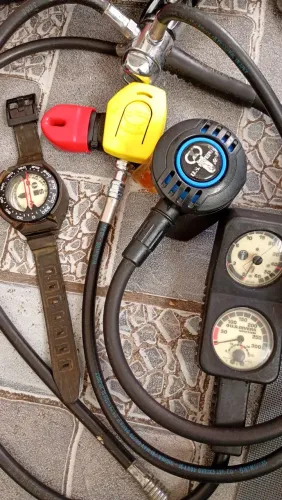 Mergulho equipamento 