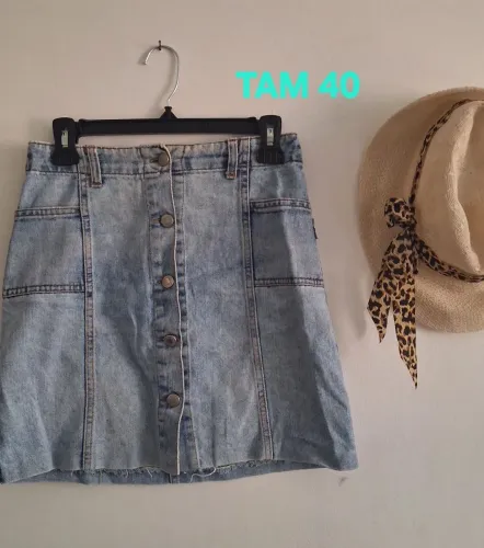 Mini saias Jeans tam 40 ate 48