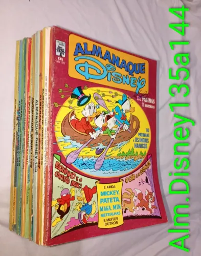 Almanaque Disney lote nº 134 a 144