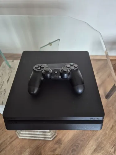 PS4 Slim 1TB Completo + Controle Original + Manual - Pronto para Uso