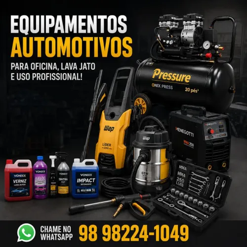 FERRAMENTAS E EQUIPAMENTOS COM ÓTIMOS PREÇOS!