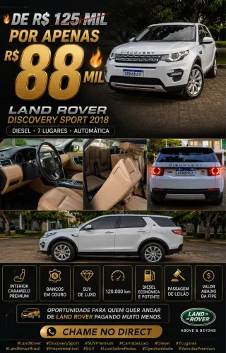 Land Rover Discovery Disc. SP. HSE 2.0 Bi-TB 240cv Die. Aut. 2018