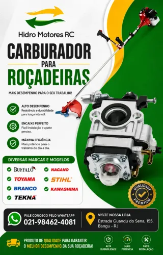 Carburador para roçadeira