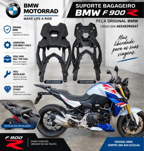 Suporte Bagageiro Traseiro Original BMW F900R Motorrad OEM