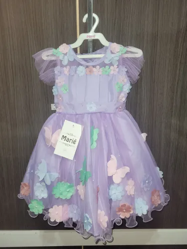 Vestido jardim das borboletas