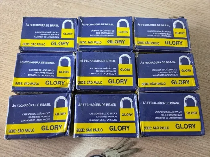 Cadeado Glory 50 mm 8 unidades