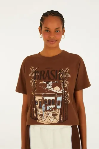 T-shirt fit Brasil Farm