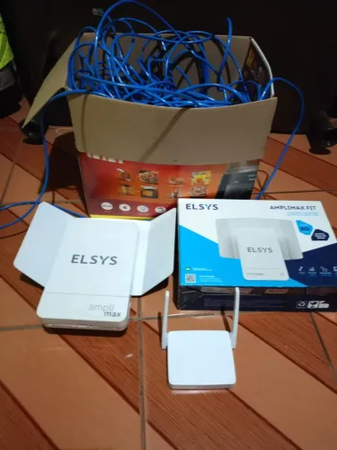 Vende 1 aparelho de captação de internet rural vai junto 200m de cabo e roteador