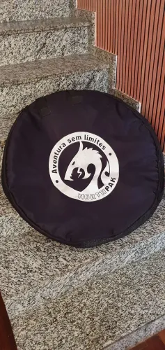 Bolsa para transporte de rodas de bicicleta