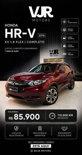 Honda HR-V EX 1.8 Flexone 16V 5P Aut. 2016