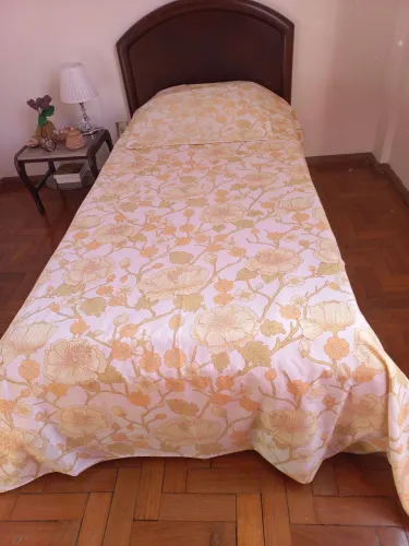 Virol e fronha para cama de solteiro