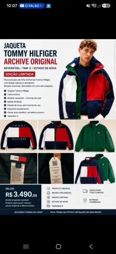 Jaqueta Tommy Hilfiger
