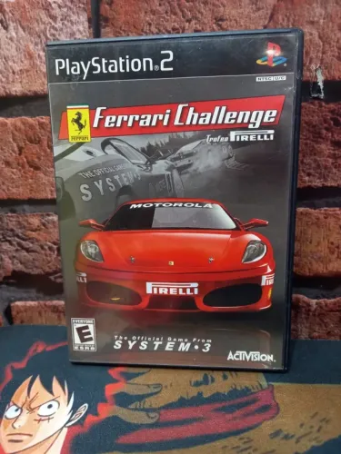 JOGO FERRARI CHALLENGE TROFEO PIRELLI PS2 USA ORIGINAL COMPLETO