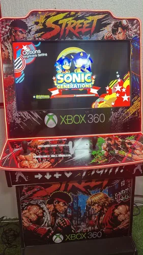 Vendo máquina fliperama Xbox única de bh top tv 32 