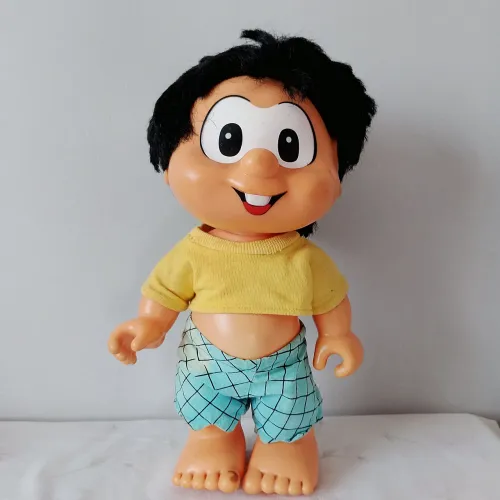 Boneco Chico Bento Turma da Mônica Mimo Anos 80 Brinquedo Antigo