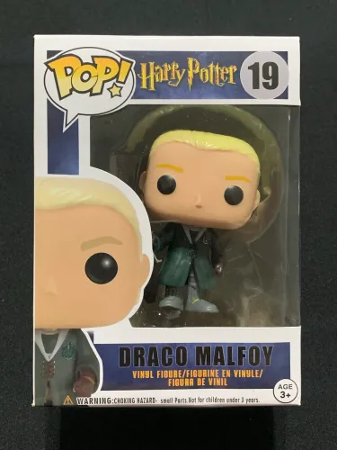 boneco funko pop Draco Malfoy Harry Potter colecionável