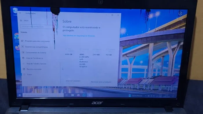 Notbook acer