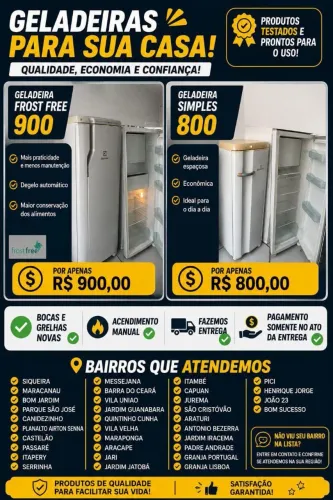 Eletrodomésticos novos