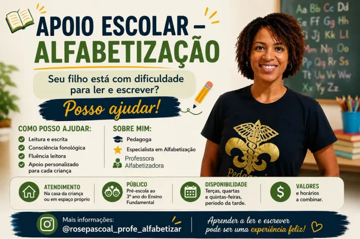 Apoio Escolar - Alfabetização