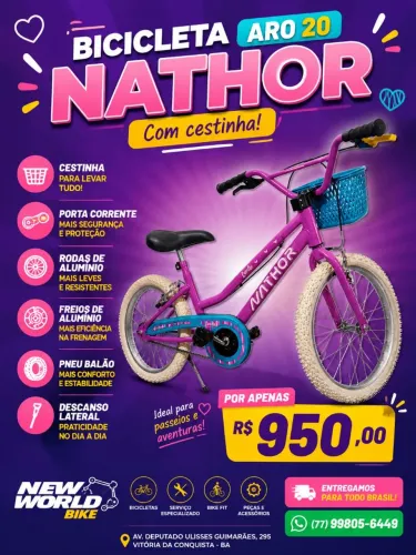Bicicleta Nathor Aro 20
