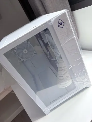 Gabinete Gamer Mancer CV100 Purple Edition, Mid-Tower, Com 3 Fans, Branco, MCR-CV100-PEW