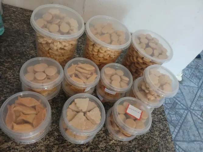 Biscoito caseiro 3 irmãos
