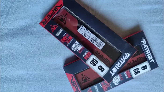 2 Memória DDR4 Patriot Viper Elite 2, 8GB, 3200Mhz, Preto E Vermelho