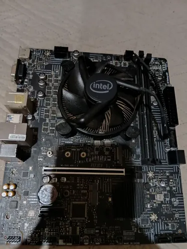 Processador +placa mae+memória ram+fonte