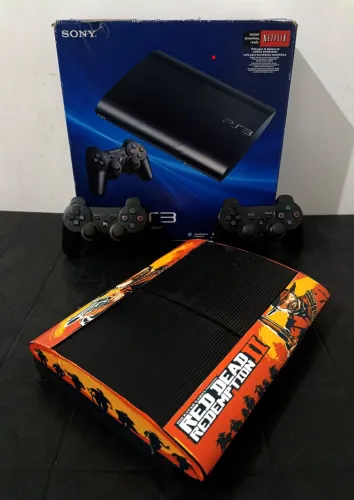 Ps3 Super Slim C/ Caixa e + de 14 Mil Jogos - Ac cartão