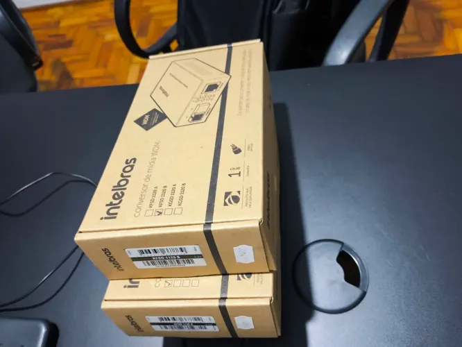 Par Conversor De Midia Fast Monomodo Kfsd 1120 A+b Intelbras