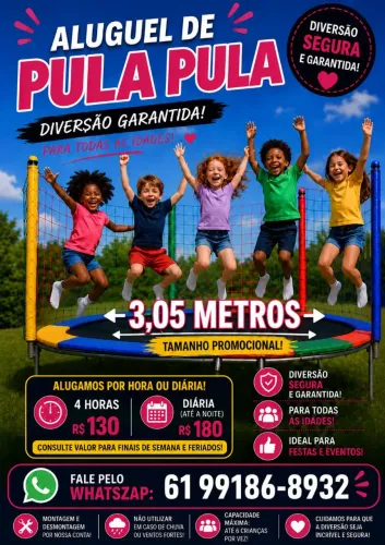 Aluguel de pula pula