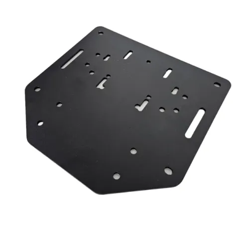 Plate Universal Para Base Volante DD Simulador Preto