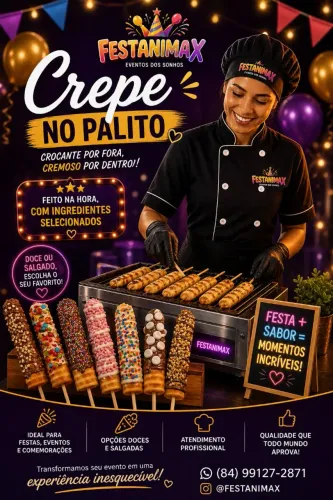 Crepe Para Festas 
