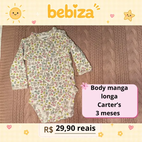 Roupa de bebê carters 3 meses