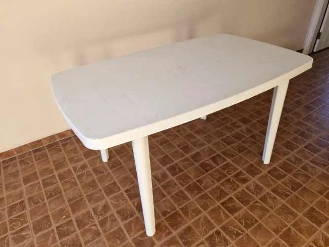 Mesa plastica retangular 