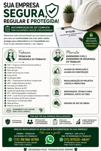 Engenheiro civil / Engenheiro de Segurança do Trabalho 