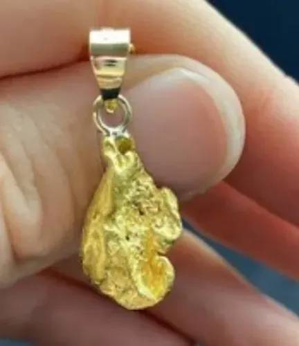 Pingente Ouro 18 Kilates Argola Peso 4.00 Gramas 15 mm
