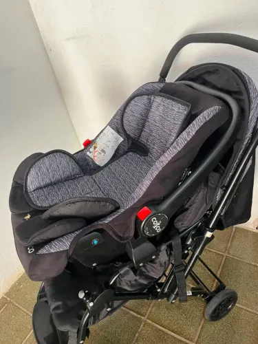 Carrinho+bebê conforto para bebê cosco