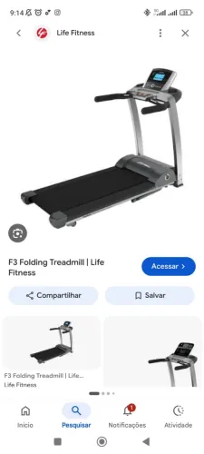 Esteira Life fitness f3