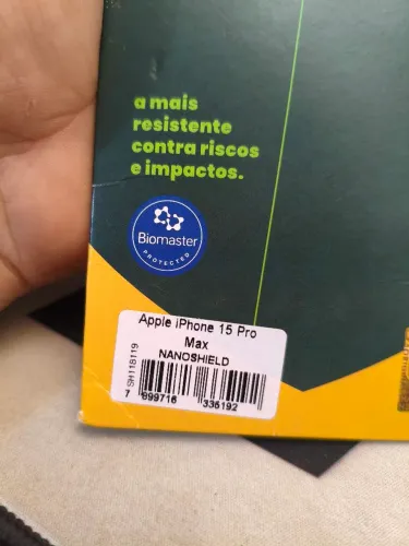 Película hprime nanoshield iphone 15 pro max