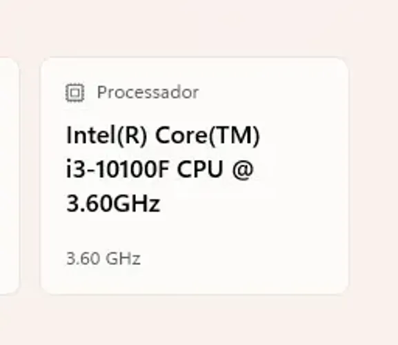 Processador i3 10100