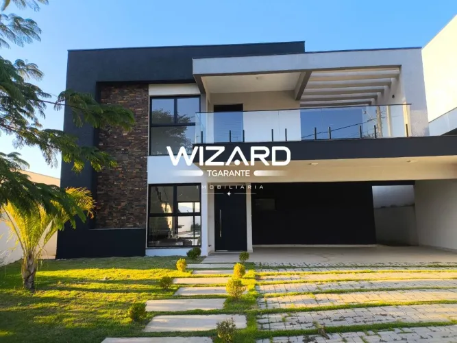 Casa em Atibaia 4 suítes, área gourmet, piscina, condomínio fechado
