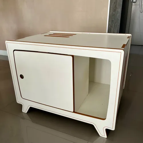 Banheiro para gato 80cm x 60cm Ferpa Desing