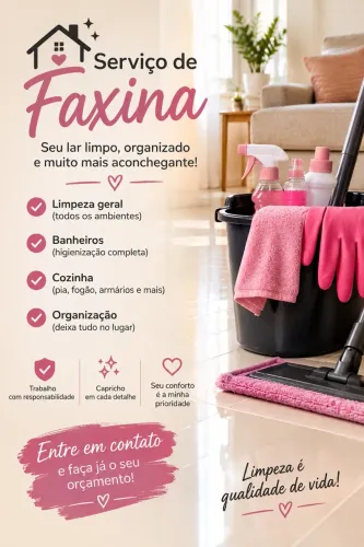 Faço faxina