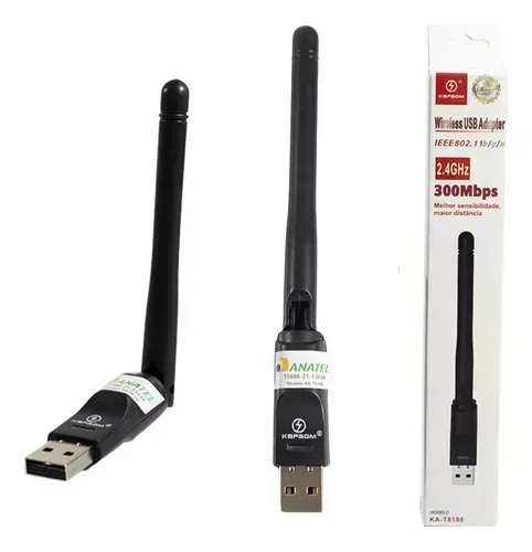 Antena USB Placa de Rede Kapbom KA-T8188B