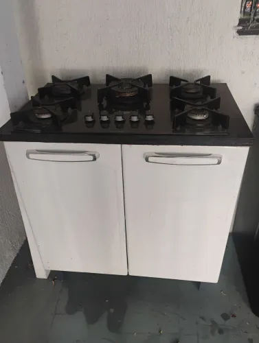 Fogão Cooktop 05 Bocas com Gabinete