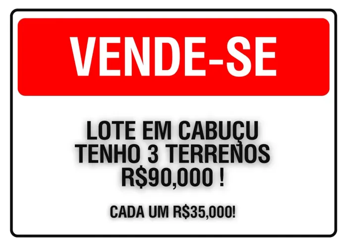 Vendo terreno em Nova Iguaçu 