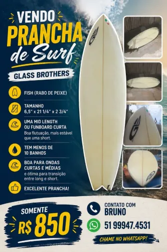 Prancha de surf de barbada